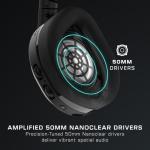 Turtle Beach Stealth 600 Wireless Multiplatform Amplified Gaming Headset for PS5, PS4, PC, & Mobile – Bluetooth, 80-Hr Battery, Noise-Cancelling Flip-to-Mute Mic, 50mm Speakers – Black