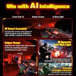 SANSUI 34 Inch 240Hz Ultrawide Curved Gaming Monitor UWQHD 3440×1440, 21:9 2K Curved Monitor 1500R,HDR400,Fast VA, PIP/PBP,AI Crosshair,AIPQ(Visual Enhance),MPRT 1ms,HDMI2.1*2,DP1.4*2(DP Cable Incl.)