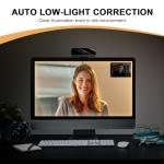 Diccik 1080P Webcam with Microphone, Full HD Video Calling Web Camera, HD Light Correction Streaming Webcam for Zoom/Skype/Teams, Plug and Play PC Camera Web cam for Windows & Mac