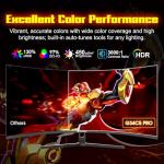 SANSUI 34 Inch 240Hz Ultrawide Curved Gaming Monitor UWQHD 3440×1440, 21:9 2K Curved Monitor 1500R,HDR400,Fast VA, PIP/PBP,AI Crosshair,AIPQ(Visual Enhance),MPRT 1ms,HDMI2.1*2,DP1.4*2(DP Cable Incl.)