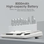 AULA F99 Wireless Mechanical Keyboard,Tri-Mode BT5.0/2.4GHz/USB-C Hot Swappable Custom Keyboard,Pre-lubed Linear Switches,RGB Backlit Computer Gaming Keyboards for PC/Tablet/PS/Xbox