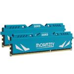 Moaffzey 16GB(2x8GB) DDR3 RAM 1600MHz PC3-12800 CL11 Desktop Computer Memory, 240-Pin 1.5V 2Rx8 Dual Rank Non-ECC Unbuffered PC Computer RAM Stick Upgrade - Blue