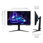Samsung 24-Inch Odyssey G3 (G30D) Series FHD Gaming Monitor, 1ms, 180Hz, AMD FreeSync, Adjustable Stand, Black Equalizer, Virtual Aim Point, Eye Saver Mode, Flicker-Free, LS24DG302ENXZA