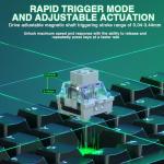 Aula WIN60 HE - 60% Mechanical Gaming Keyboard Wired, Magnetic Switch Hot Swappable, Adjustable Actuation Rapid Trigger Mode, 8000 Hz Polling Rate, RGB Small Keyboard 60 Percent Compact Design for PC