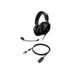 HyperX Cloud III – Wired Gaming Headset, PC, PS5, Xbox Series X|S, Angled 53mm Drivers, DTS Spatial Audio, Memory Foam, Durable Frame, Ultra-Clear 10mm Mic, USB-C, USB-A, 3.5mm – Black