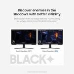 Samsung 24-Inch Odyssey G3 (G30D) Series FHD Gaming Monitor, 1ms, 180Hz, AMD FreeSync, Adjustable Stand, Black Equalizer, Virtual Aim Point, Eye Saver Mode, Flicker-Free, LS24DG302ENXZA