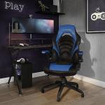 STAPLES Gaming Chair Black and Blue