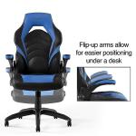 STAPLES Gaming Chair Black and Blue