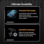 ASUS TUF Gaming GeForce RTX ™ 5060 Ti 8GB GDDR7 OC Edition Gaming Graphics Card (PCIe® 5.0, HDMI®/DP 2.1, 3.1-Slot, Military-Grade Components, Protective PCB Coating, axial-tech Fans)