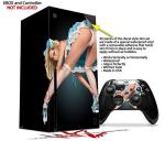 WraptorSkinz Skin Decal Vinyl Wrap compatible with the XBOX Series X Console and Controller - Alice Pinup Girl (GAMING CONSOLE NOT INCLUDED)