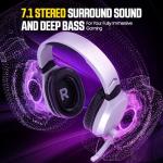 WolfLawS Wireless Gaming Headset with Noise Canceling Microphone for PS5, PC, PS4, 2.4G/Bluetooth Gaming Headphones with USB and Type-c Connector, Wired Mode for Controller Gamecube