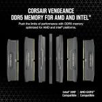 CORSAIR Vengeance DDR5 16GB (2x8GB) DDR5 5200MHz CL40 AMD Expo Intel XMP iCUE Compatible Computer Memory – Gray (CMK16GX5M2B5200Z40)