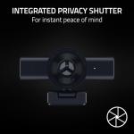 Razer Kiyo V2 X Streaming Webcam: 1440p 60 FPS - Auto Focus - Built-in Microphone - Wide Angle Lense - Integrated Privacy Shutter - Works with OBS, Xsplit, Streamlabs, Discord, Zoom, Teams - Black