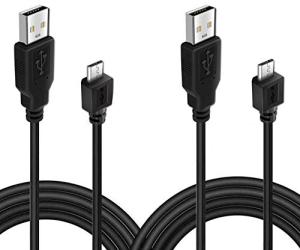 BATSOEASY 2 Pack 10ft Charging Cable Compatible with PS4 Controller, Play and Charger Cable Data Sync Cord Compatible with PlayStation 4 PS4 Controllers and Xbox One Controllers