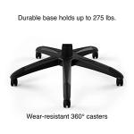 STAPLES Emerge Vortex Bonded Leather Ergonomic Gaming Chair, Black and Red