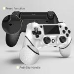AceGamer 2 Pack for PS4 Controller, Wireless Controller for PS4/Pro/Slim/PC, with Non-Slip Grip of Both Sides and USB-C Cable! (Black and White)