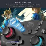 ASTARRY Switch Controller Wireless Switch Pro Controller Compatible with Switch/Switch 2/Lite/OLED Programmable Remote Gamepad Joystick with Wake-up and Turbo（Upgraded Version）