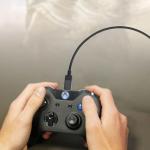 Charger Charging Cable for Xbox One Controller, Micro USB 2.0 Play Data Sync Cord for PlayStation 4, PS4 Slim/Pro Controller, Samsung Galaxy, Android Phone (Black 10 Feet)