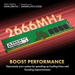 A-Tech 16GB (2x8GB) DDR4 2666 MHz UDIMM PC4-21300 (PC4-2666V) CL19 DIMM Non-ECC Desktop RAM Memory Modules