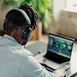 V-Moda BoomPro Microphone | for Gaming & Communication | Wired - 3.5 mm Jack | Flexible Boom | Clip-on Controller with Mute Button & Volume Wheel | Black