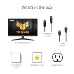 ASUS TUF Gaming 25” (24.5 viewable) 1080P Gaming Monitor (VG259Q3A) – FHD, 180Hz, 1ms, Fast IPS, Extreme Low Motion Blur, FreeSync, Variable Overdrive, Speakers, 99% sRGB, Shadow Boost 3yr Warranty