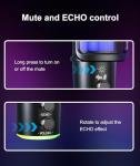 Gaming USB Microphone, Noise Cancellation Condenser Mic with Mute,Boom Arm Mic-Reverb Adjustment, Monitoring for Streaming, Podcasting, Discord, YouTube,PC, Computer, PS4, PS5, Mac