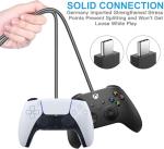 PS5 Controller Charger – 2 Pack 5FT OEM Original 3A Fast Charging Cable USB C to USB C Data Cord Wire Accessories for Playstation 5 DualSense, Xbox Series S X Core, Elite Series 2, Switch Controller