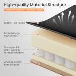 DUMOS Gaming Chair with Linkage Armrests, Video Game Chairs with Pocket Spring Cushion, Ergonomic Computer Silla Gamer Office Desk Chair with Footrest for Adults & Students, Black