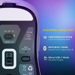 ATTACK SHARK X3 Wireless Gaming Mouse, 49g Ergonomic Computer Mouse, Triple Modes PAW3395 26K DPI Optical Sensor, 200h Battery Life, Programmable Buttons, Gaming Accessories for PC/Laptop/Mac (White)