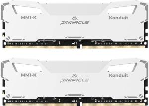 Timetec Pinnacle Konduit 16GB KIT(2x8GB) DDR4 3200MHz PC4-25600 CL16-18-18-38 XMP2.0 Overclocking 1.35V Compatible for AMD and Intel Desktop Gaming PC Memory Module RAM - White