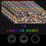 RGB Mouse Pad, Imegny Large Extended Soft Led Mouse Mat with Different Lighting Modes, 900 x 400mm / 35.4 * 15.7Inch (90x40 rgdajihe003)