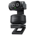 EMEET PIXY Dual-Camera AI-Powered PTZ Camera 4K, AI Tracking, PDAF&AI Autofocus 0.2s, 1/2.55'' Sony Sensor, 3 Mics, Presets, Gesture Control, 4K Webcam for Streaming and OBS/Twitch/Switch 2 Compatible