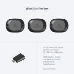 HTC Vive Ultimate Tracker 3 Pack + Dongle - VR Full Body Tracking - Compatible with SteamVR, Vive XR Elite, Meta Quest Virtual Reality Headsets