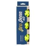 Pro Penn 40 Outdoor Pickleballs, Durable High-Visibility Yellow Tournament Balls, Seamless 40-Hole Design for Outdoor Play, 3-Pack
