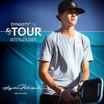 Franklin Sports Pro Pickleball Paddles - FS Tour Series Carbon Fiber Paddles - Official USA Pickleball (USAPA) Approved - Dynasty Pro Player - 16mm Polymer Core - Blue