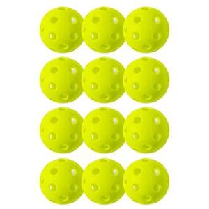 Franklin Sports X-26 Pickleballs - Indoor - 12 Pack - USAPA Approved - Optic