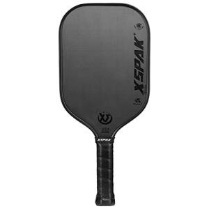 XS XSPAK Carbon Fiber Tournament Pickleball Paddle - USAPA Polypropylene Honeycomb Racket with Cushion Comfort Grip