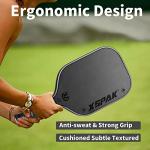 XS XSPAK Carbon Fiber Tournament Pickleball Paddle - USAPA Polypropylene Honeycomb Racket with Cushion Comfort Grip