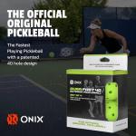 DURA Onix Fast 40 Outdoor Pickleballs – Neon