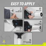 JOOLA Pickleball Overgrip - Tacky Feel Premium Synthetic Overgrips - Set of 4 - Pickleball Grip Tape for Any Brand Racket - Anti Slip Pickleball Tape Fits Elongated, Standard & Skinny Handles,White