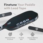 CRBN Pickleball - Lead Tape - Extra Strength 3M Adhesive - 3g Lead Tape for Pickleball Paddles - Customize Paddle Weight to Your Play Style