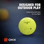 DURA Onix Fast 40 Outdoor Pickleballs – Neon