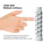 Hesacore Pickleball Paddle Grip - 5.25in - Regular Feel - Supports Tennis Elbow, Enhances Grip Strength, Reduces Vibration with Finger Support and Anti-Sweat - Medium