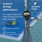 ONISSI Magnetic Pickleball Towel with Clip | Microfiber Sweat Towels for Men and Women | Trendy Accessories and Gifts for Pickleball Lovers