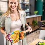 Pickleball Paddle Snack Tray - Cool Pickleballs Serving Tray for Snack - Paddle-Shaped Serving Tray with Compartments - Unique Divided Snack Trays for Pickleball Fans