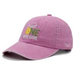 Waldeal Pickleball Hat,Adjustable Embroidered Washed Baseball Cap for Men Women Pink