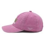 Waldeal Pickleball Hat,Adjustable Embroidered Washed Baseball Cap for Men Women Pink