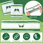 Panitay 4 Pack Funny Dink Ball Lover Gifts Dink Ball Hats Sports Wrist Head Sweatbands and Novelty Socks for Men Women(Green)