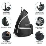 Mangrove Pickleball Backpack with Hook, Safety Pocket, Bottle Holder - For Men and Women