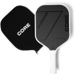 CORE Carbon Fiber Pickleball Paddle MX-1000 with Cover 16mm - USAPA Approved - Cushioned Comfort Grip with Honeycomb Polymer - Superior Spin Control - Beginners & Intermediate Players